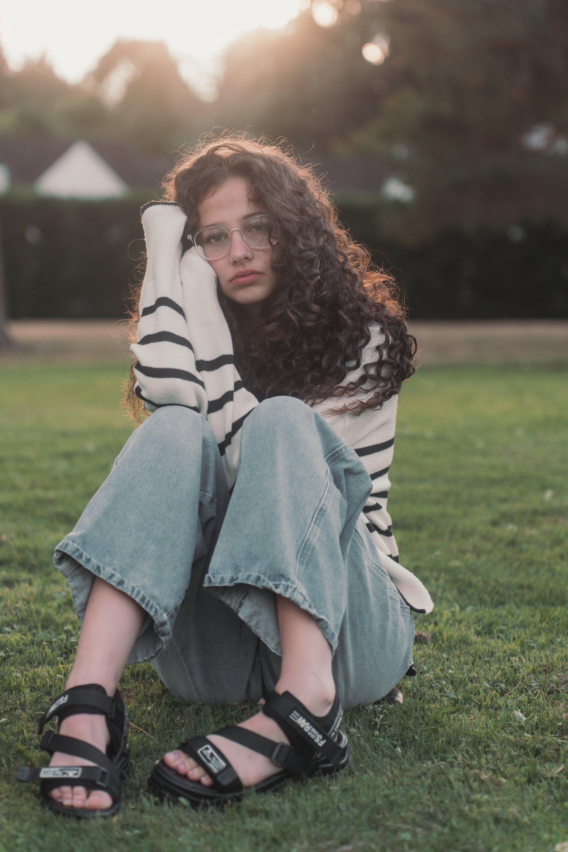 Portrait photography session