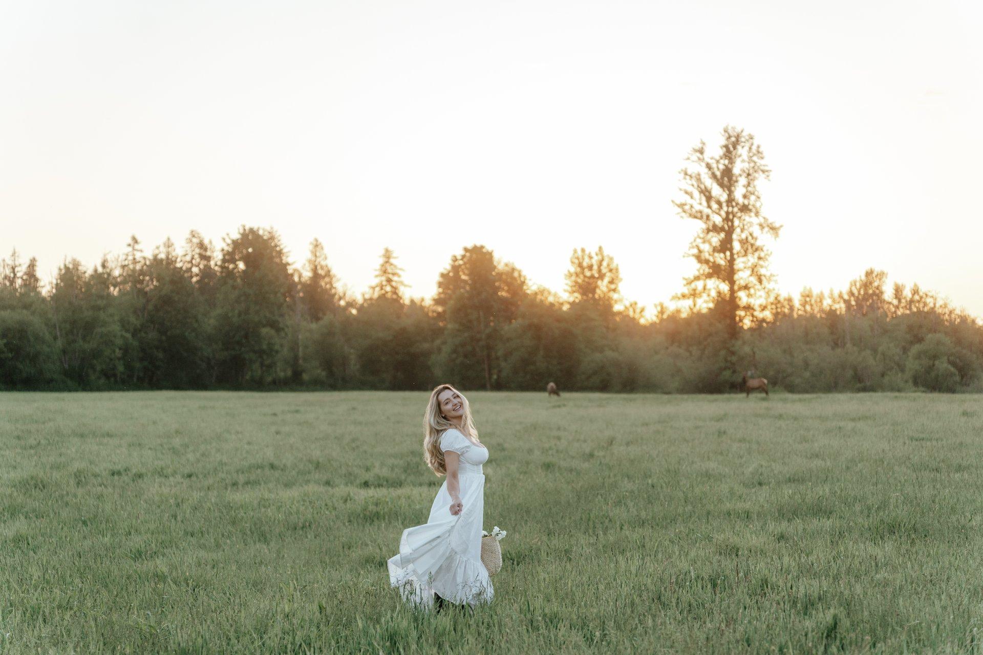 Portrait photography session