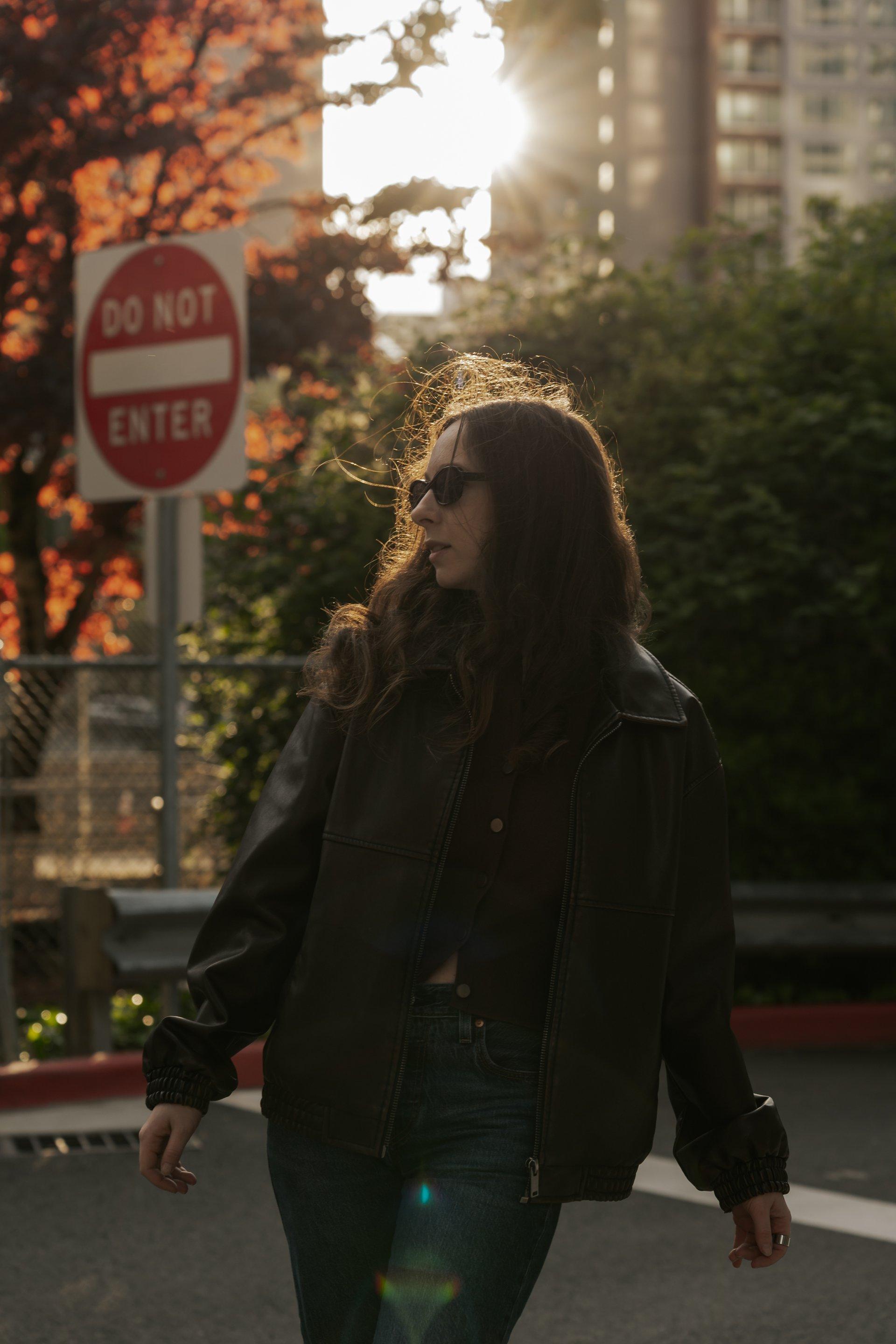 Portrait photography session