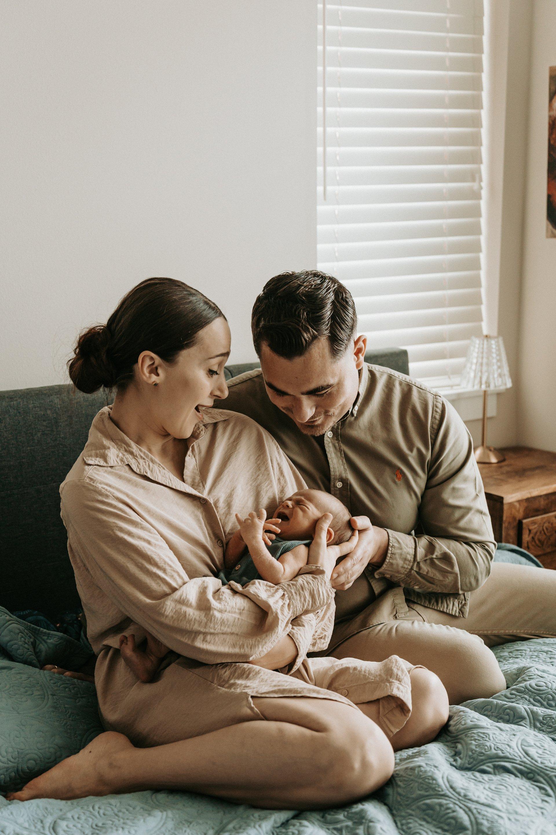 Newborn photography session