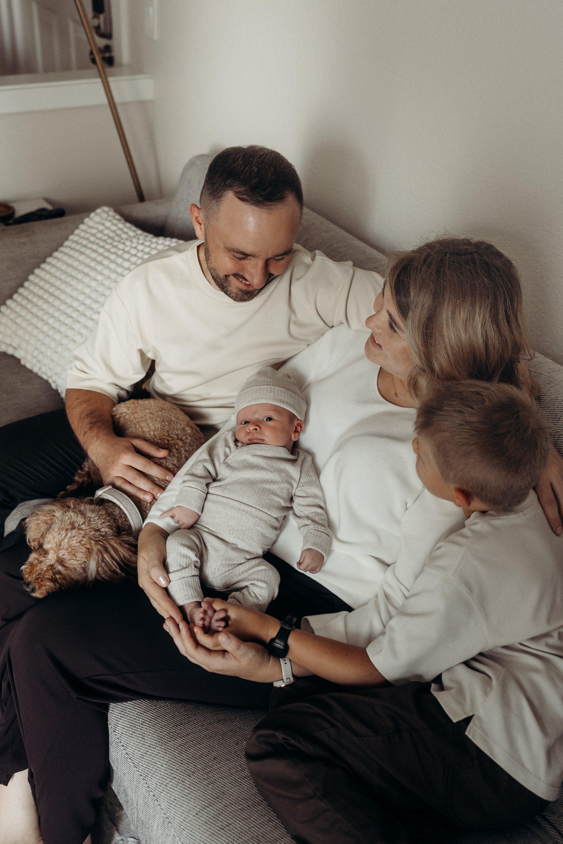 Newborn photography session